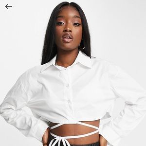 ASOS i saw it first wrap crop top